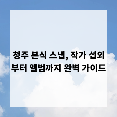 청주 본식 스냅, 작가 섭외부터 앨범까지 완벽 가이드