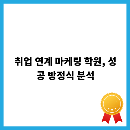취업 성공률 높이는 마케팅 학원 선택법