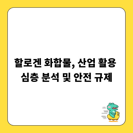 할로겐 화합물, 산업 활용 심층 분석 및 안전 규제